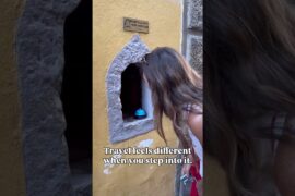 A look at a wine window in Florence