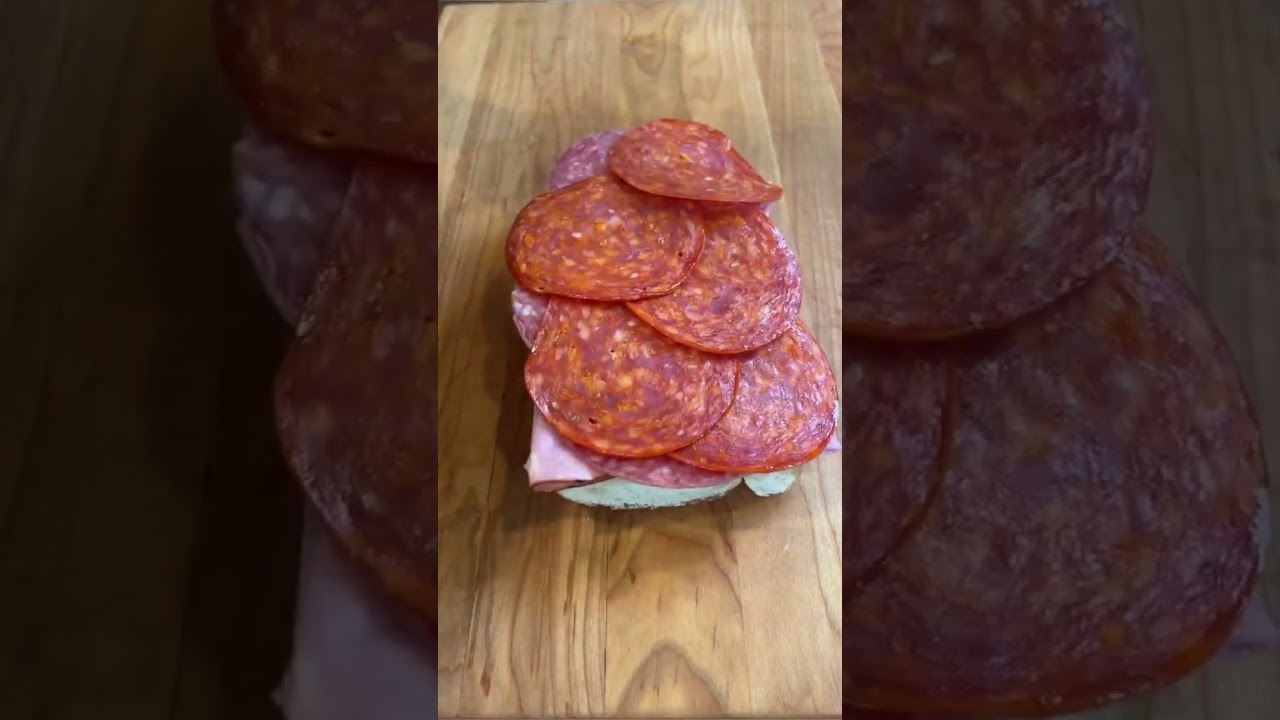 Italian recipes: The 4-minute sub formula 🥪 #italianfood #subsandwich #sandwichrecipe #ham #salami Italian recipes: The 4-minute sub formula 🥪 #italianfood #subsandwich #sandwichrecipe #ham #salami