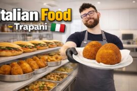 More ITALIAN FOOD in Trapani 🇮🇹 – Sicilian Arancini, Seafood & Fresh Pasta