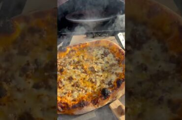 This is next-level cooking. Bertello SimulFIRE 16" Rotating Outdoor Pizza Oven.