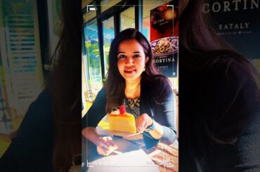 A special day ✨️ with special dessert! #italian #food #dessert #lifestyle #travel #vlog #shorts