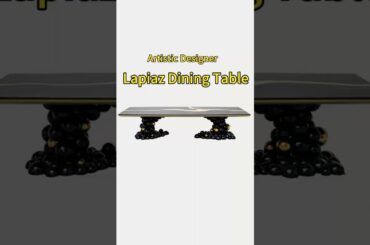 Obsessed! Italian-Style Curved River Dining Table | ZOECUNK Furniture #zoecunk #furniture #shorts