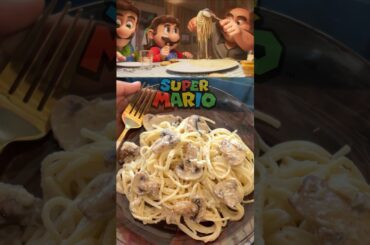 Super mario - mushroom spaghetti 🍝 #supermario #cartoonfood #mushroomspaghetti #italianfood ian