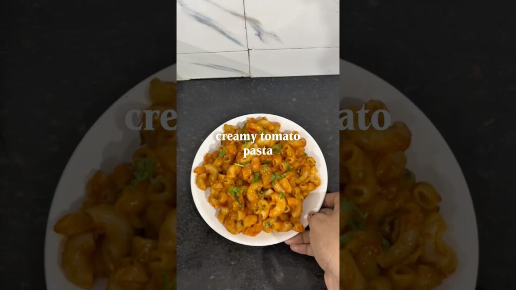 Creamy tomato pasta | #shorts #pasta #cooking #recipe #pastarecipe #tomatopasta #easypasta