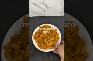 Creamy tomato pasta | #shorts #pasta #cooking #recipe #pastarecipe #tomatopasta #easypasta