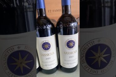 Tasting the Wines of Sassicaia - New Playlist Released #dcamw #supertuscan #bolgherisassicaia