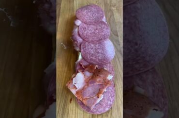 Italian recipes: The express deli sandwich shortcut ⚡ #sandwich#sandwichrecipe#italianfood#gabagool
