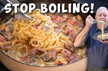 You Can Cook Spaghetti Like This!  One Pan, No Boiling