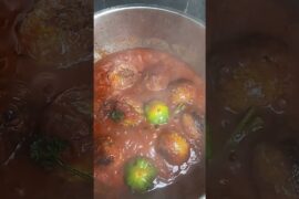 cooking #Italian meatballs #youtubeshorts  #viralshort