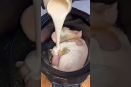 Crockpot Chicken Alfredo Pasta | Crockpot Recipes #recipe