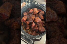 My recipes are all on my recipe site, linked on my profile. This one is called Steakhouse Stroganoff