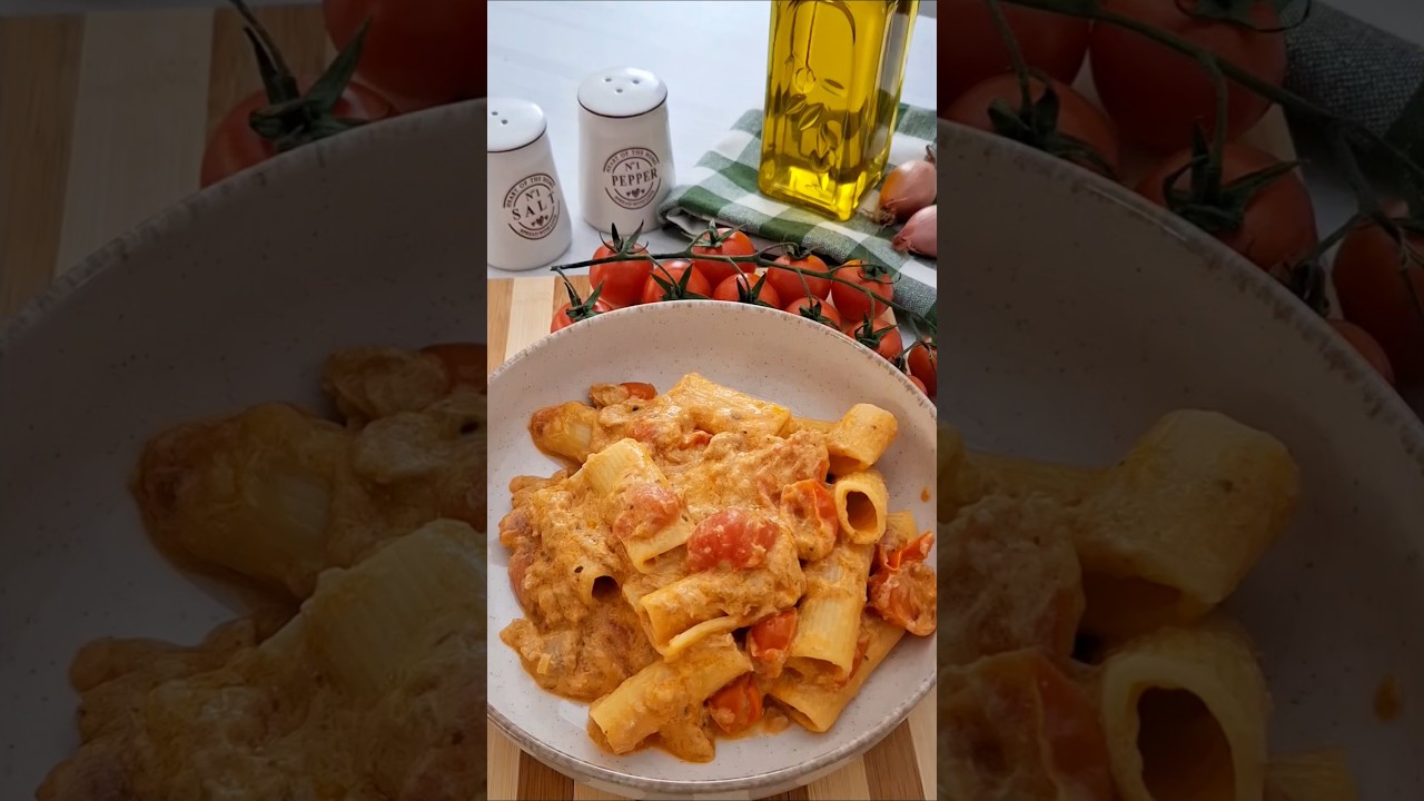 Pasta cremosa al pomodoro e tonno #ricette #shortvideo #food Pasta cremosa al pomodoro e tonno #ricette #shortvideo #food