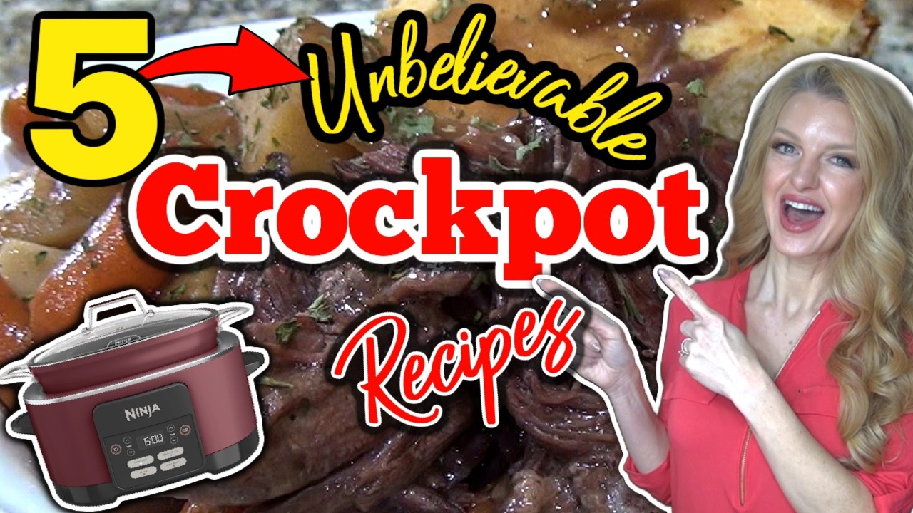 5 Amazing CROCKPOT RECIPES for those busy weeknights! 5 Amazing CROCKPOT RECIPES for those busy weeknights!