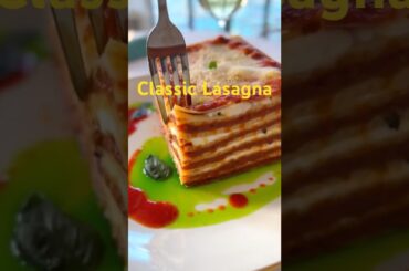 Classic Italian Lasagna Recipe - Short Steps #lasagna