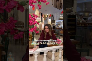Italiano inspirado en una plaza de Nápoles📍A’Napule