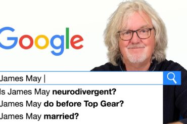 James May answers the internet's most searched questions about himself