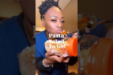 Pasta Salad 🥗 #pastasalad #recipe #mealprep #pasta