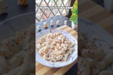 Creamy cheesy macaroni recipe 🤤❤️❤️...#shorts #macaroni #pasta #cheesy #macandcheese #snacks #quick