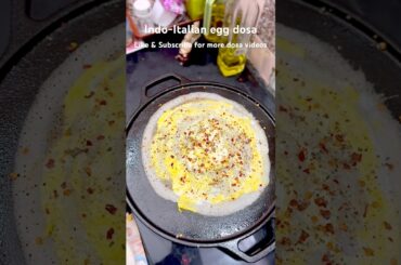 Indo-Italian egg dosa#food#foodie #dosa #dosai #eggdosa #homemade #cooking #trending #international