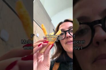 just found out McDonald’s in Italy has secret menu items… so obviously I had to try them #mcdonalds