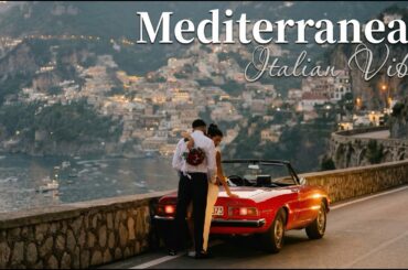 🎶 Italian Vibes & Mediterranean Music 🎶 2+ Hours Scenic Amalfi Coast & Lake Como Relaxation 4K