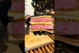 Wagyu Chateaubriand Katsu Sando 🥩 Teppanyaki Osaka