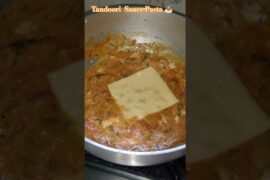 Tandoori Sauce Pasta Recipe 😋🍝#snacks #recipe #shorts #ytshorts