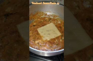 Tandoori Sauce Pasta Recipe 😋🍝#snacks #recipe #shorts #ytshorts