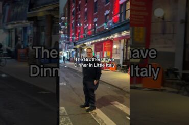 The Brothers have dinner in Little Italy #shorts