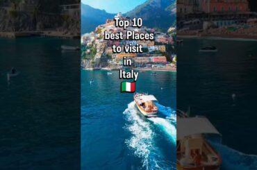 10 best places to visit in Italy 🇮🇹 #shorts