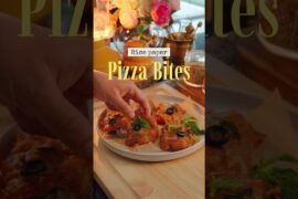 Healthy Rice Paper Pizza Bites | No Maida Snack | Easy Air Fryer Recipe