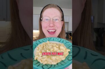 Crockpot Mac & Cheese Recipe! #shorts