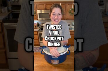 Twisted Viral Crockpot Dinner! #fypシ #comfortfood #food #dinner #crockpot #easydinner #budget #yum