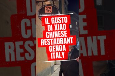 Trying Chinese Food in Genoa Italy
