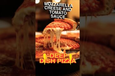 Pizza (Deep dish) #pizza #deepdishpizza #italian #cheese @OneBitePizzaReviews