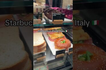 STARBUCKS IN ROME, ITALY 🇮🇹 ☕️