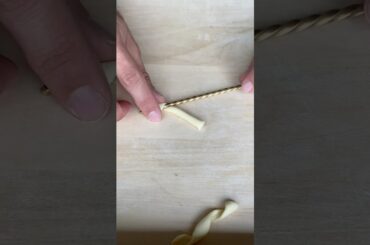 How to Make Busiate Pasta 🍝 | Traditional Sicilian Twisted Pasta