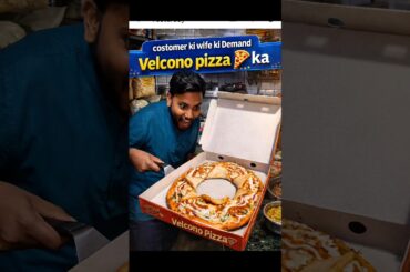 Customer Ki Wife Ka Demand 😍 | Velcono Pizza 🍕 Khane Ka Mann Kiya #dailychallenge #minivlog #shorts