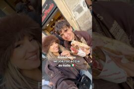 MEJOR focaccia de ITALIA 🇮🇹 #italia #comida #focaccia #travel #parati #food #rome