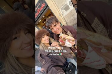 MEJOR focaccia de ITALIA 🇮🇹 #italia #comida #focaccia #travel #parati #food #rome