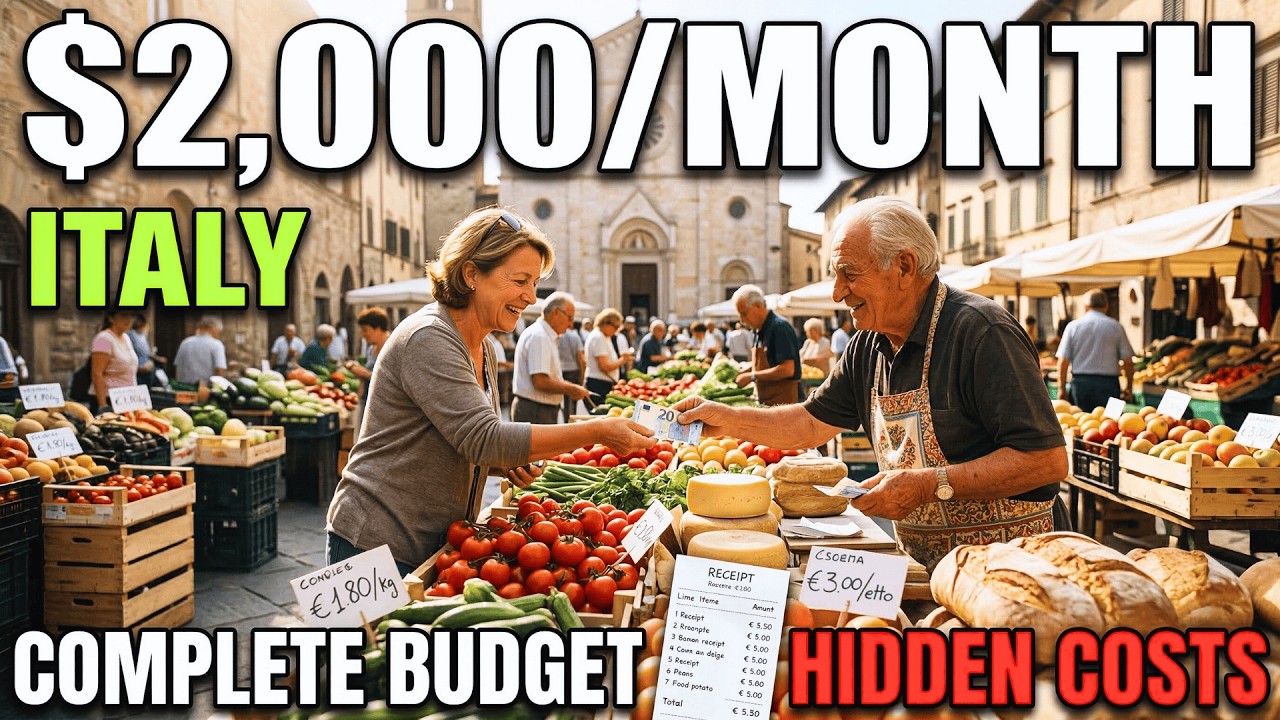 Living in Italy on $2,000/Month: Real Budget Breakdown (2026) Living in Italy on $2,000/Month: Real Budget Breakdown (2026)