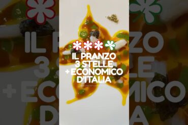 ⭐️⭐️⭐️ Il PRANZO 3 STELLE PIU' ECONOMICO d'Italia!
