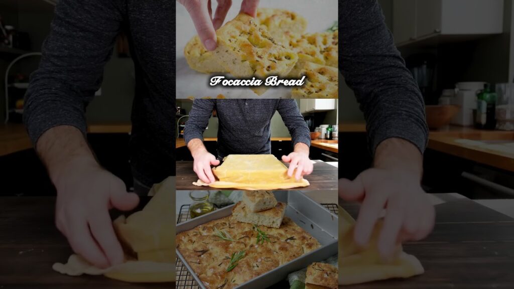 How to Make Garlic and Rosemary Focaccia Bread? (Italian Recipes) #food #recipes
