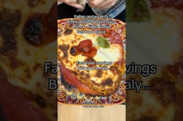 Rome fast food restaurants: Pomodorum Pasta Fresca Roma #rome #italianfood