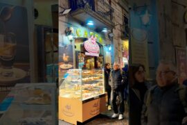 For late-night cravings in Naples, Italy #shorts #italy #streetfood #naples