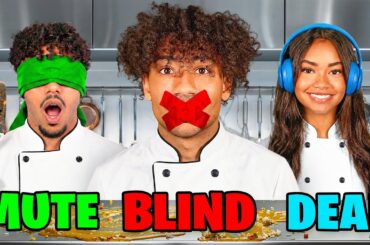 Blind, Deaf, And Mute Baking Challenge!