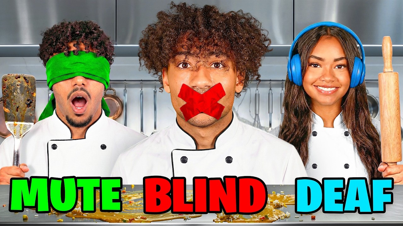 Blind, Deaf, And Mute Baking Challenge! Blind, Deaf, And Mute Baking Challenge!