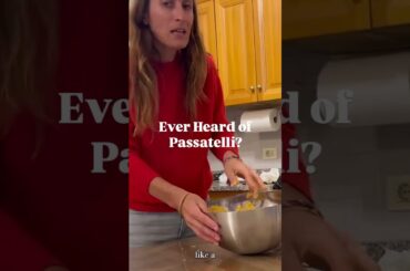 Cooking Passatelli in Italy