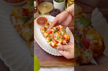 Trending Bread Pizza Recipe😍🍕#shorts #trending #pizza #viral
