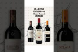意大利顶级，超级托斯卡纳 （Super Tuscan） 红酒推荐！